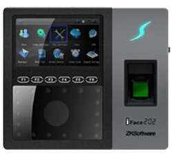 Face and Fingerprint Biometric Reader, IFace - 202, biometric attendance machine, face recognition system. 